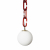 10128P Red Подвесной светильник LOFT IT Chain, изображение 3