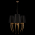 10207/6 Gold  Подвесной светильник LOFT IT Brunilde, изображение 2