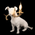 10312 White Настольная лампа LOFT IT Dog, изображение 4