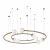 10155/1100 Gold Подвесной светильник LOFT IT Infinite