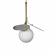 10008/1P Grey Подвесной светильник LOFT IT Matisse, изображение 5