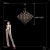 10259/1200 Gold Asfour Подвесной светильник LOFT IT Mira, изображение 10