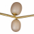 10212/8L Gold Потолочный светильник LOFT IT Sakura, изображение 5