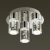 4599/15CL VINTAGE 000 никель Светильник потолочный IP44 LED 3*5W 4000K 220V TERRENCE, изображение 2