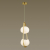 4873/2 MODERN ODL_EX22 85 золотой/белый/стекло Подвес E14 2*40W WATERLILY, изображение 5