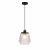 4996/1 MODERN ODL23 303 черный/прозрачный/металл/стекло Подвес E27 1*40W CAPRA