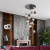 4980/1C PENDANT ODL22 298 хром/ темн.бордовый/стекло Подвес G9 1*40W TWIXY, изображение 3