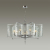 4888/7 MODERN ODL_EX22 93 хром/прозрачный/стекло Люстра E27 7*60W ELEGANTE, изображение 2