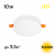 Citilux Вега CLD5310W LED Встраиваемый круглый светильник, изображение 19