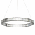 Citilux Чезаре CL338181 LED Люстра хрустальная с пультом Хром, изображение 3