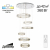 Citilux Чезаре CL338661 LED Люстра хрустальная с пультом Хром, изображение 10