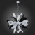 SL453.453.06E Люстра подвесная ST-Luce Черный, Белый/Черный, Белый E14 6*40W SPIRAGLIO, изображение 6