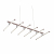 SLD003.303.06 Люстра подвесная ST-Luce Кофейный/Белый LED 6*8W 4000K PIACOD, изображение 2