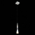 SL405.103.01 Подвес ST-Luce Хром/Хром, Белый LED 1*7W 3000K BOCHIE, изображение 3