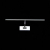 SL595.101.01 Подсветка для картин ST-Luce Хром/Хром LED 1*8W 4000K Настенные светильники, изображение 5
