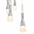 SL405.103.06 Светильник подвесной ST-Luce Хром/Хром, Белый LED 6*7W 3000K BOCHIE, изображение 2