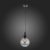 SL374.413.01 Подвес ST-Luce Черный/Дымчатый E27 1*40W BACINETO, изображение 7