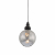 SL374.413.01 Подвес ST-Luce Черный/Дымчатый E27 1*40W BACINETO, изображение 2