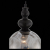 SL374.413.01 Подвес ST-Luce Черный/Дымчатый E27 1*40W BACINETO, изображение 6