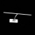 SL595.101.01 Подсветка для картин ST-Luce Хром/Хром LED 1*8W 4000K Настенные светильники, изображение 4