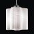 SL117.503.01 Светильник подвесной ST-Luce Серебристый/Белый с полосками E27 1*60W ONDE, изображение 3