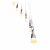 SL405.103.10 Светильник подвесной ST-Luce Хром/Белый, Хром LED 10*7W 3000K BOCHIE, изображение 2