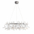 SL379.103.135 Люстра подвесная ST-Luce Серебристый/Белый LED 135*0,3W 3500K RAFINA