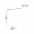 SL305.501.02 Светильник настенный ST-Luce Белый/Белый E27 2*60W SPRUZZO, изображение 2