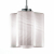 SL117.503.01 Светильник подвесной ST-Luce Серебристый/Белый с полосками E27 1*60W ONDE