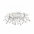 SL379.103.135 Люстра подвесная ST-Luce Серебристый/Белый LED 135*0,3W 3500K RAFINA, изображение 4