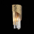 SL1100.301.01 Бра ST-Luce Античная латунь/Античная латунь, Прозрачный E14 1*60W TEFINA, изображение 4