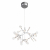 SL379.103.30 Люстра подвесная ST-Luce Серебристый/Белый LED 30*0,5W 3500K RAFINA, изображение 2