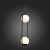 SL395.403.02 Подвес ST-Luce Черный/Белый LED 2*8W 4000K DONOLO, изображение 6