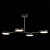 SLE6004-402-04 Светильник потолочный Черный, Латунь/Черный LED 4*10W MONTA, изображение 6