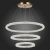 SL6110.203.03 Люстра подвесная ST-Luce Золотистый/Золотистый LED 3*35W 3000 - 6500K AVANA, изображение 4