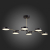 SLE6004-402-06 Светильник потолочный Черный, Латунь/Черный LED 6*10W MONTA, изображение 7