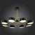 SLE6005-402-08 Светильник потолочный Черный, Золотистый/Черный LED 8*10W VALLE, изображение 7