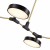 SLE6004-402-04 Светильник потолочный Черный, Латунь/Черный LED 4*10W MONTA, изображение 5