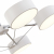 SLE6005-502-05 Светильник потолочный Белый, Хром/Белый LED 5*10W VALLE, изображение 5