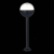 SL9000.415.01 Светильник уличный наземный ST-Luce Черный/Белый E27 1*40W OMBRA, изображение 4