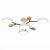 SLE6006-502-04 Светильник потолочный Белый/Белый LED 4*12W 3000K/4500K/6000K FAEMA, изображение 4