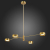 SL6504.302.04 Светильник потолочный ST-Luce Латунь/Латунь LED 4*5W 3000K VICO, изображение 5