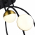 SLE6500-402-05 Светильник потолочный Черный,Золотистый/Белый LED 5*8W 4000K AARNIO, изображение 3