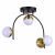 SLE6500-402-04 Светильник потолочный Черный,Золотистый/Белый LED 4*8W 4000K AARNIO, изображение 2