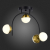 SLE6500-402-04 Светильник потолочный Черный,Золотистый/Белый LED 4*8W 4000K AARNIO, изображение 5