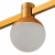 ST815.206.05 Магнитный трековый светильник FARM Золотистый LED 1*5W 3000K 89Lm Ra90 120 IP20 D75xH109 24V FARM, изображение 2