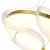 SL1304.203.45 Люстра подвесная ST-Luce Золотистый/Белый LED 1*45W 3000K ETOILE, изображение 3