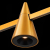 ST813.206.05 Магнитный трековый светильник FARM Золотистый LED 1*5W 3000K 272Lm Ra90 60 IP20 D70xH115 24V FARM, изображение 5