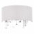 SLE1120-101-02 Светильник настенный Хром/Белый E14 2*40W DAHLIA, изображение 2
