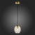 SL1188.303.01 Подвес ST-Luce Латунь/Коньячный E14 1*40W IDESIA, изображение 5